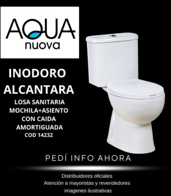 Detalles sobre Inodoro modelo Alcantara marca Aqua Nuova en Taffel