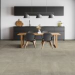 Porcellanato Alberdi Manhattan Dark en un ambiente Taffel