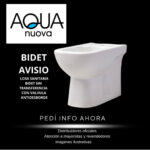 Detalles sobre Bidet modelo Avisio marca Aqua Nuova en Taffel