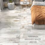 PORCELANATO simil madera blancoTENDENZA BRUSHED WHITE 20X120 1ra