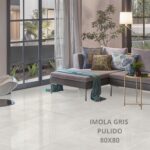 ALBERDI PORCELLANATO IMOLA GRIS PULIDO 80X80 2DA