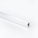 Listel Recto Alumunio Plateado 10x25 marca Moldumet Taffel