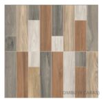 Cerámica Allpa Ombú 51x51 simil madera (4 caras) 2da - Imagen 3