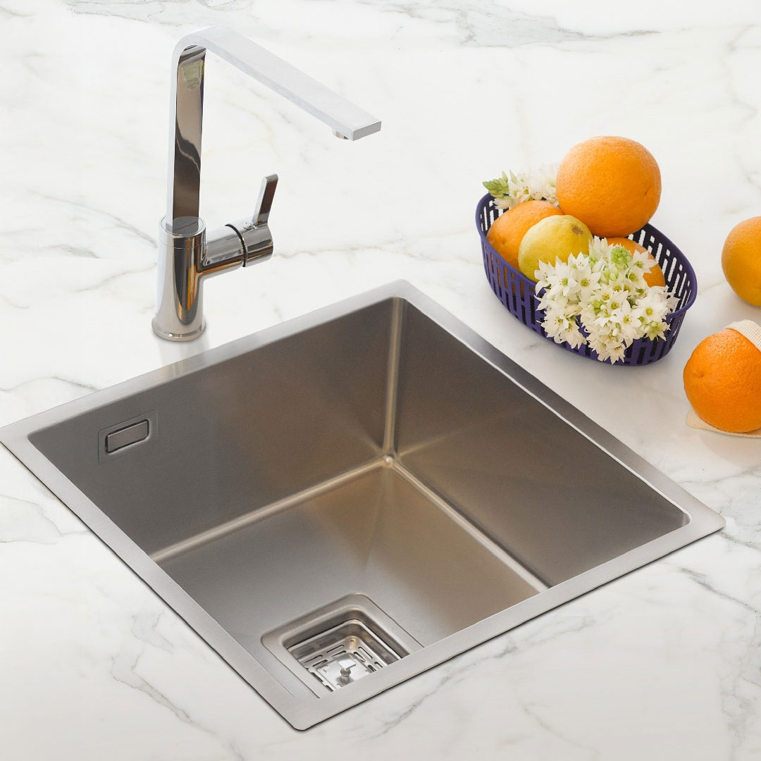 Bachas simples sobre mesada Taffel